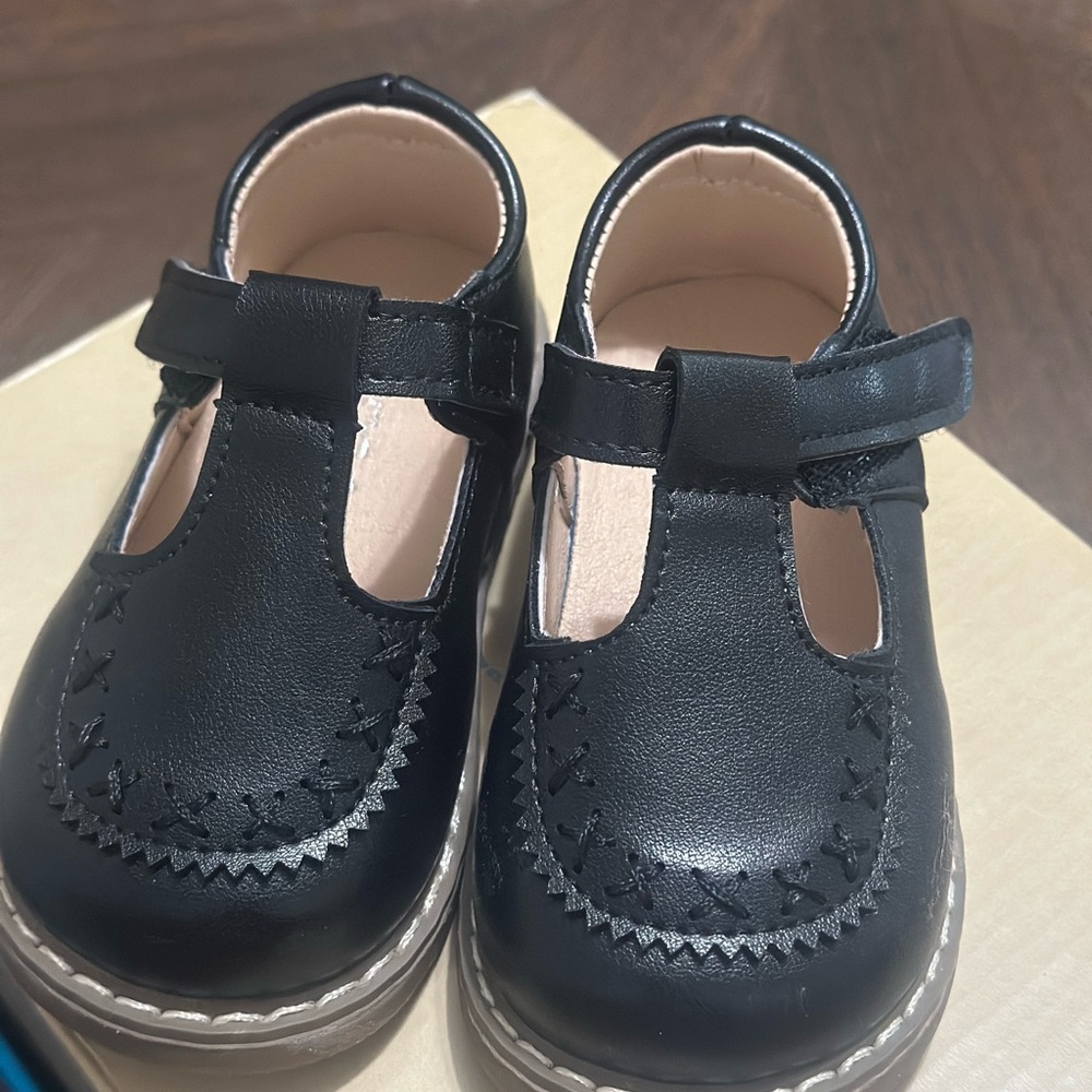 Classic Black Kids Shoes